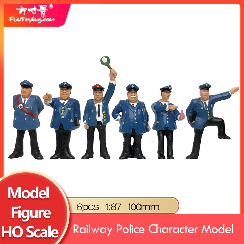 Model Kit Train - Ensemble de figurines miniatures à l'échelle