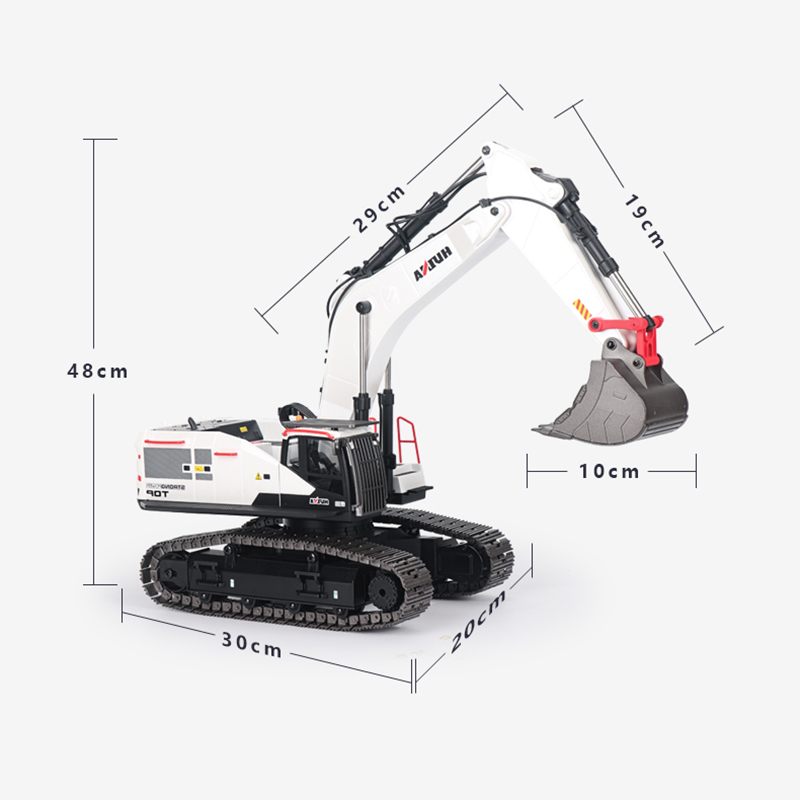 Model Kit Excavator - Pelle RC 1/14 HUINA camion en