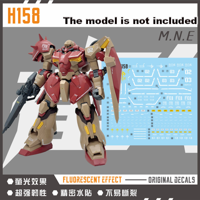 Model Kit Decals - Nouveau décalcomanie Master H158 pour HGUC