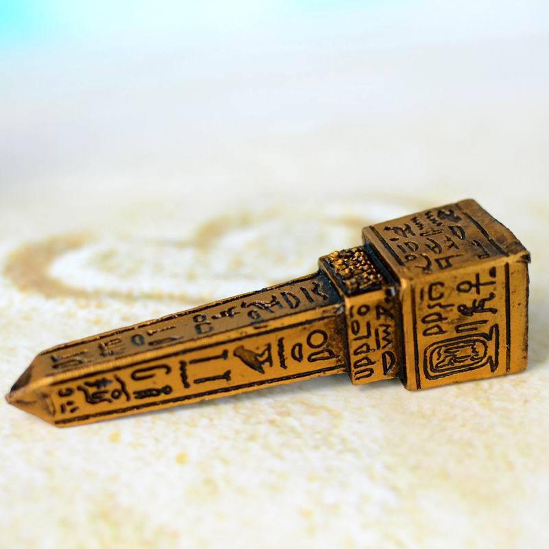 Model Kit Obelisk - Mini Statue d'obélisque bibelots décoratifs tour
