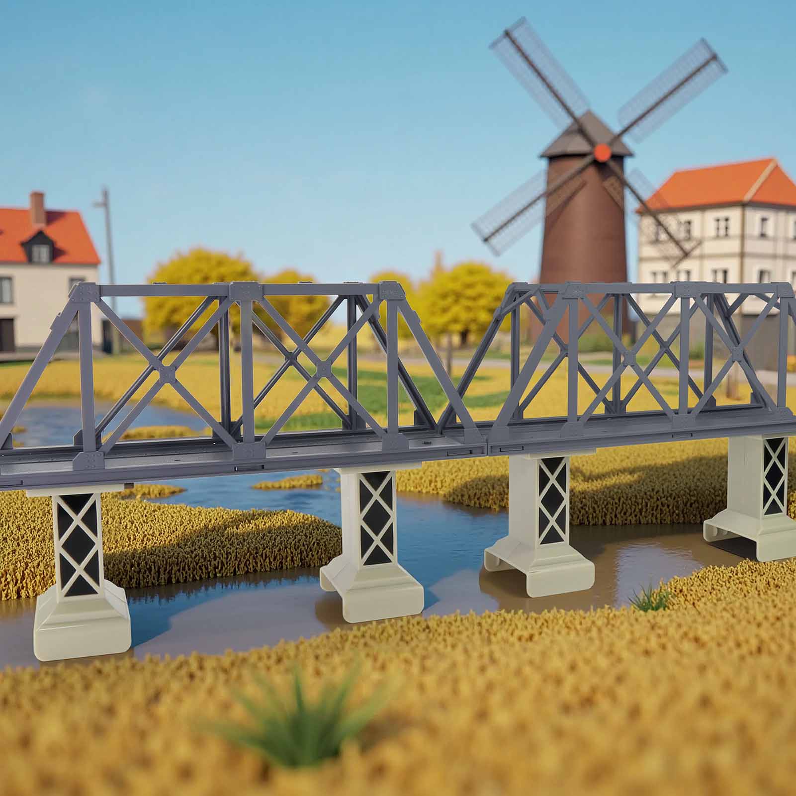 Model Kit Train - Kit de pont sur étais haute