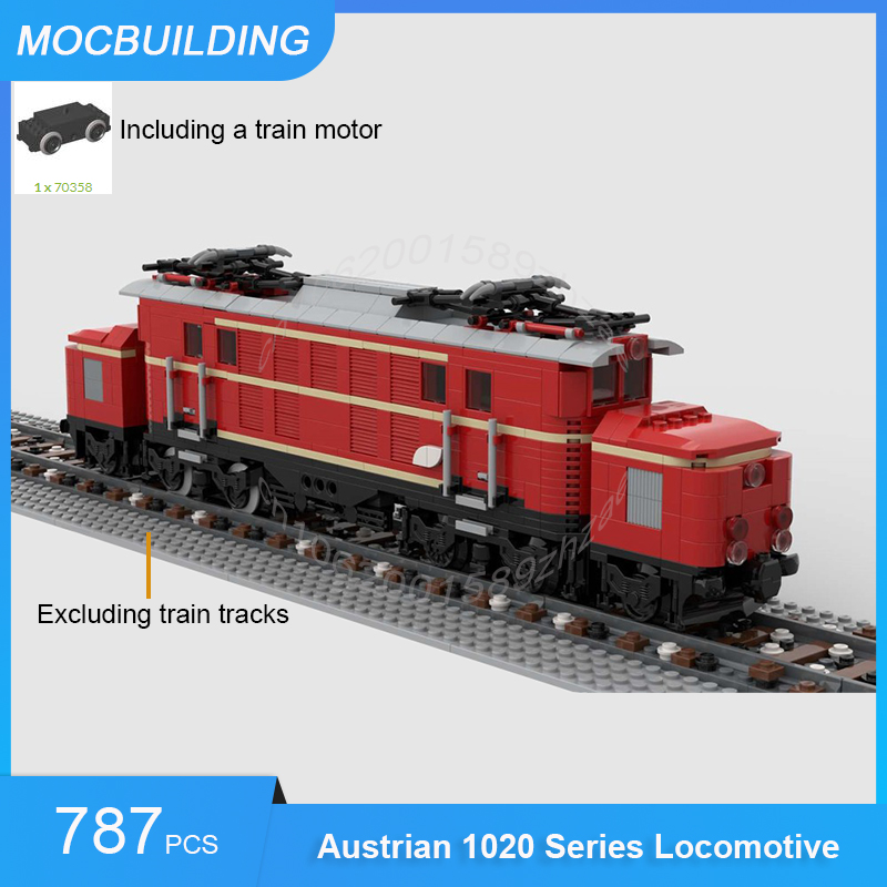 Model Kit Train - Blocs de construction MOC série autrichienne