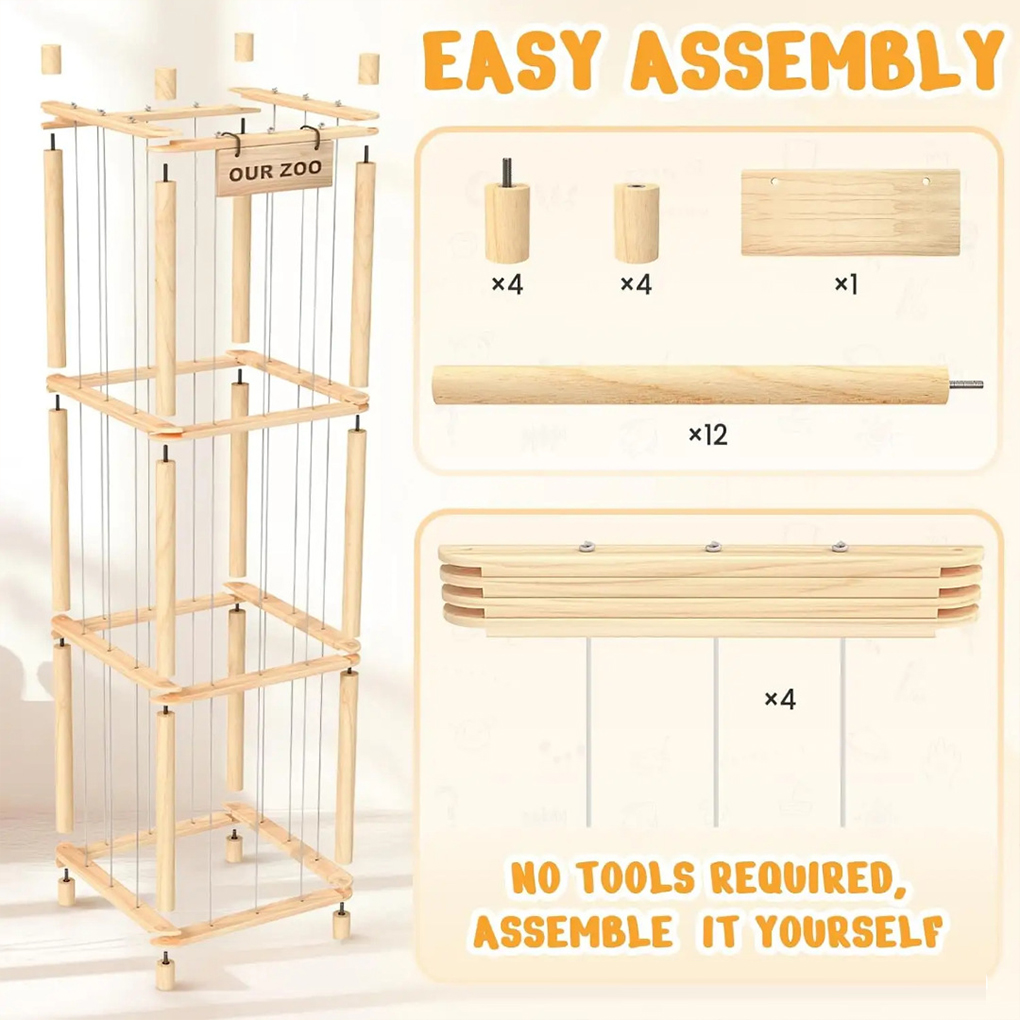 Organisateur de poupées et de  - Model Kit Wood avis et prix