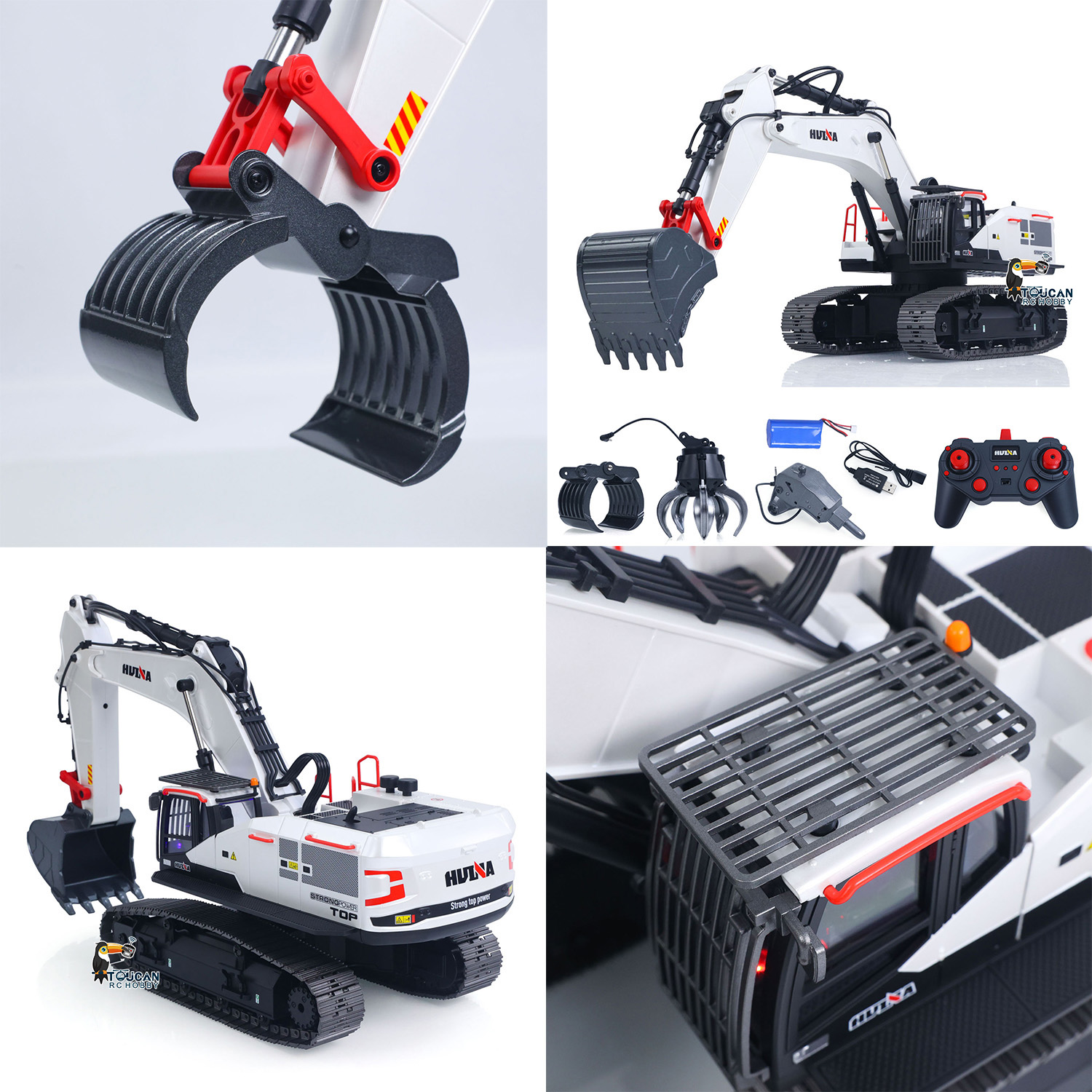 Pelle RC 1/14 HUINA camion en  - Model Kit Excavator avis et prix