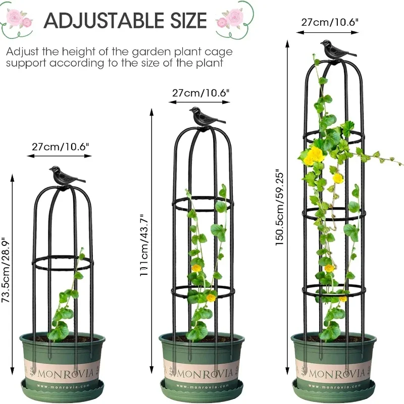 Supports de plantes de jardin  - Model Kit Obelisk avis et prix