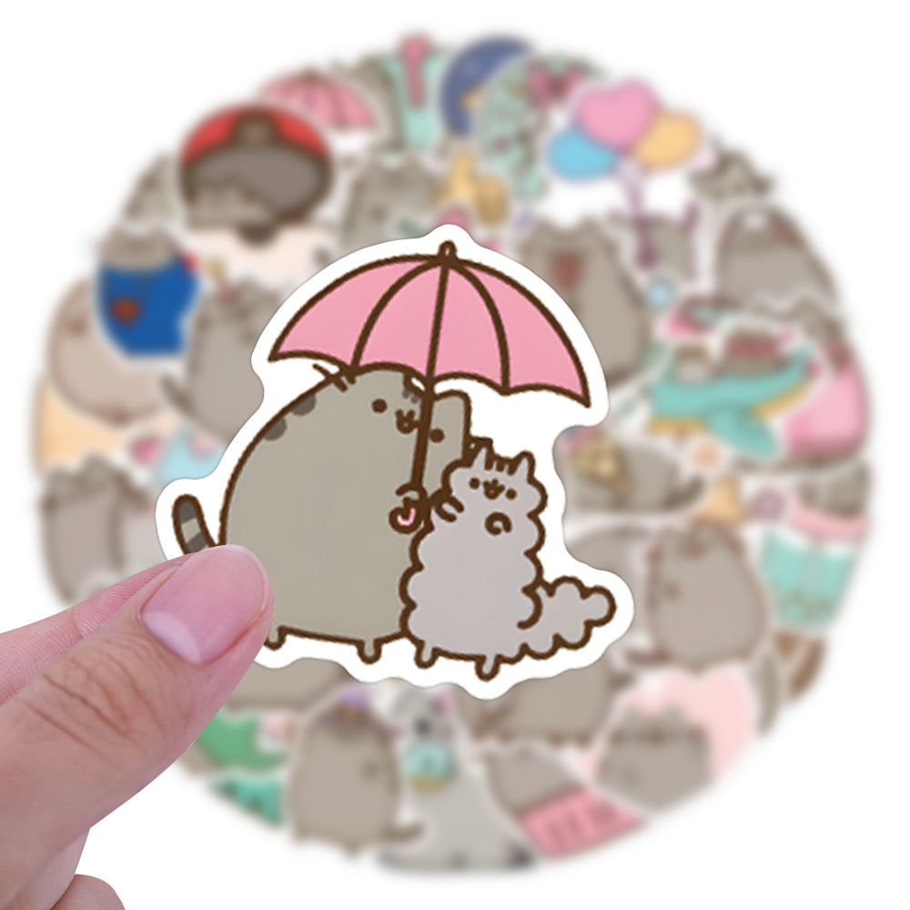 55 autocollants Pusheen Anime  - Model Kit Decals avis et prix