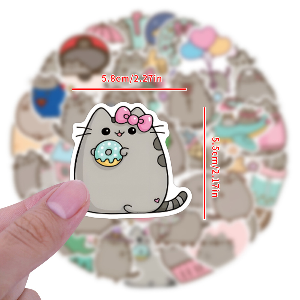 55 autocollants Pusheen Anime  - Model Kit Decals avis et prix