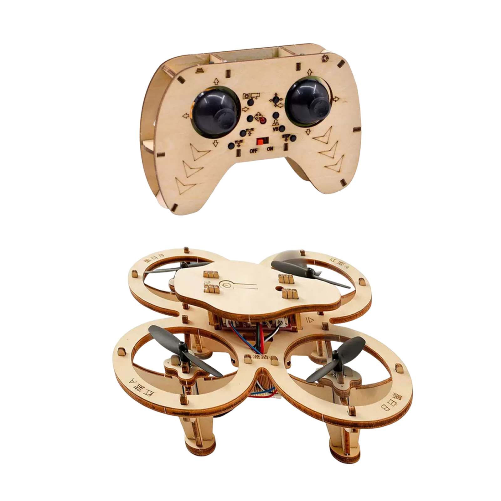 Kit de modèle de drone DIY en  - Model Kit Wood avis et prix