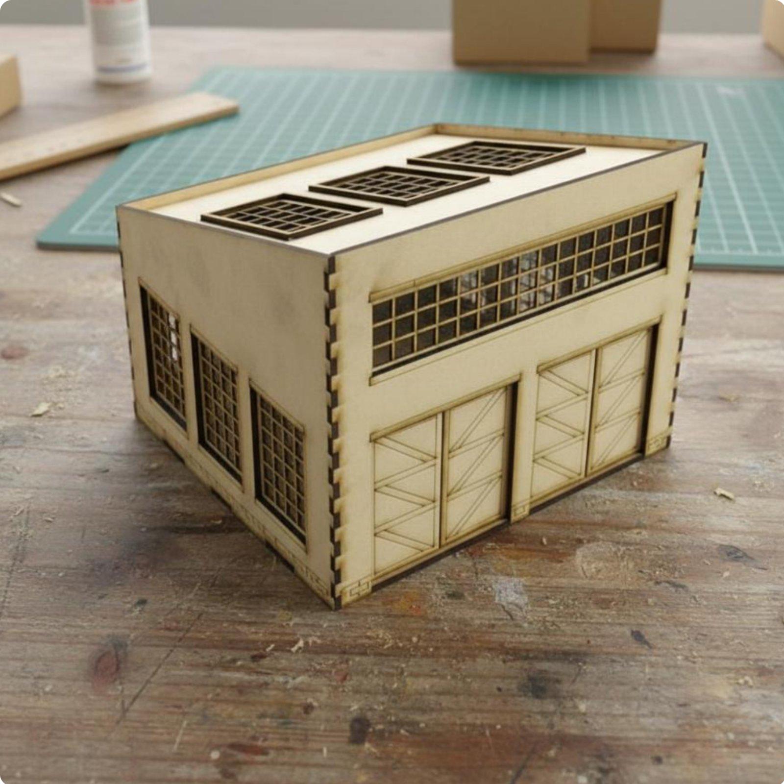 Maquette d'usine de réparation - Model Kit Wood avis et prix