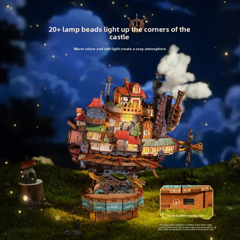 Tonecheer Howl's Moving Castle - Model Kit Wood avis et prix