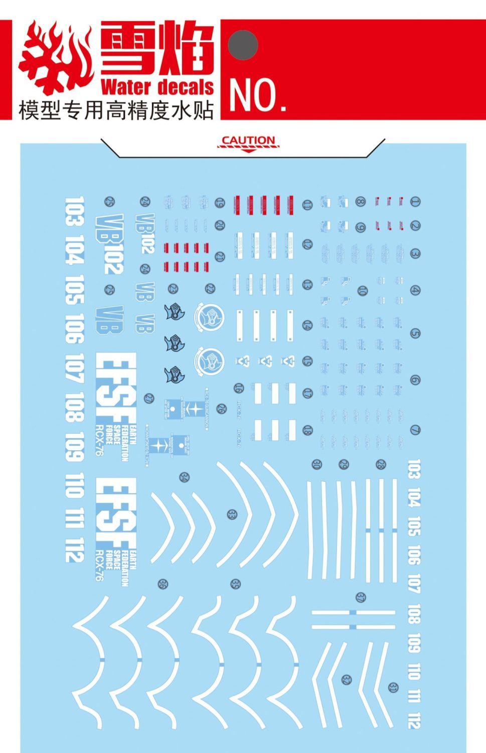 Autocollants fluorescents de h - Model Kit Decals avis et prix
