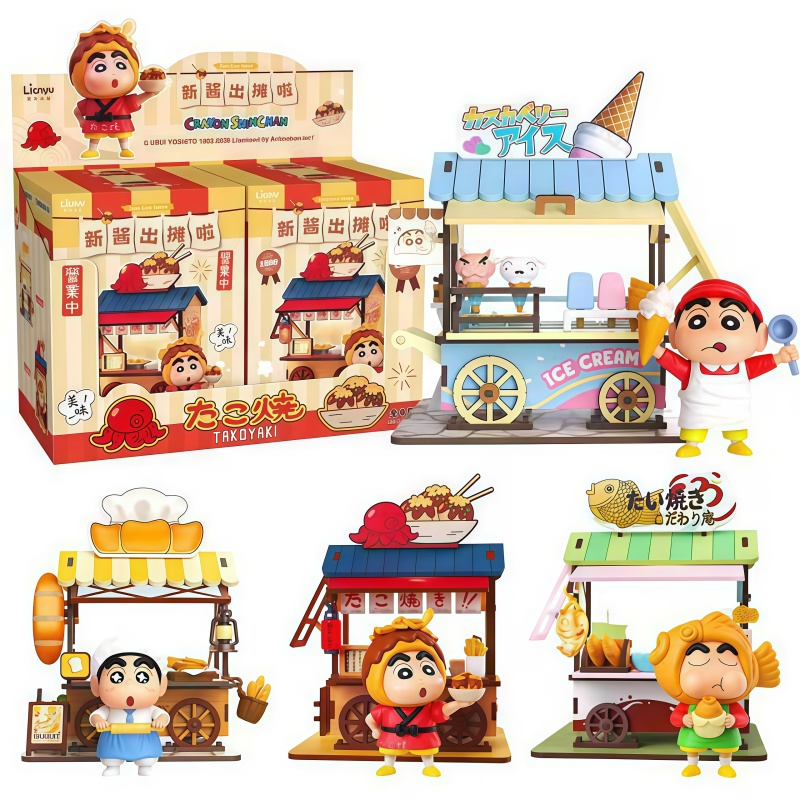 Crayon Shin-chan Food Cart Bli - Model Kit Wood avis et prix